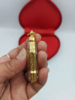 G024 ตลับพระ งานทองเลเซอร์ 24K สีเหมือนทองจริง เบอร์ 1105 ตลับพระ 25 ศตว เนื้อชิน  พระเครื่อง กรอบพระ กรอบทอง