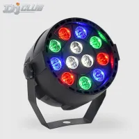 【☊HOT☊】 gewanfu1881881 ไฟ Led Rgbw Led Par Lights 12W X 3 Led Dmx Wash Par แสงไฟสว่างมากสำหรับเวทีงานแต่งงาน Dj งานปาร์ตี้