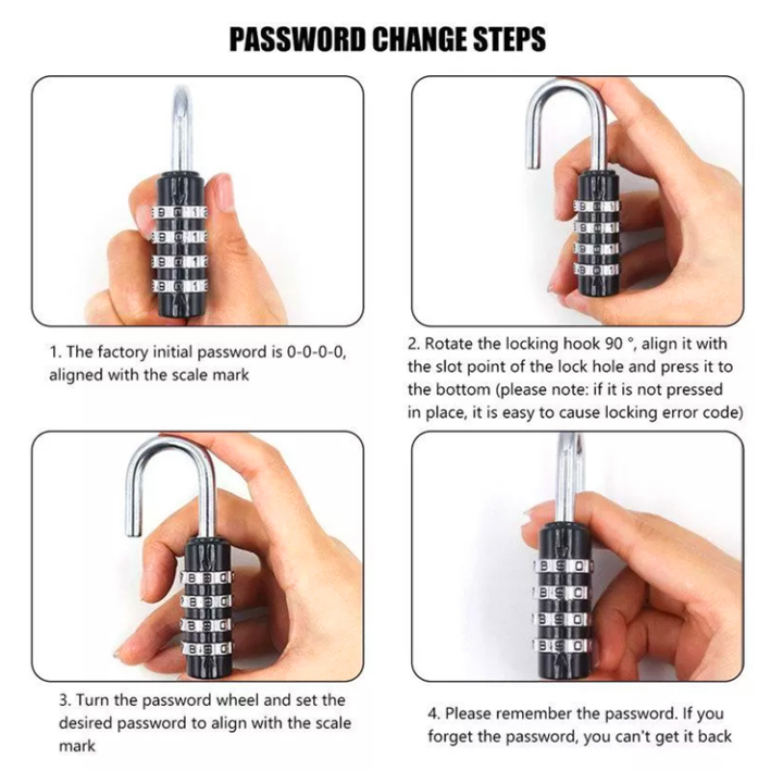 กุญแจรหัส-กุญแจล๊อครหัส-แม่กุญแจ-กุญแจล็อคบ้าน-กุญแจ-รหัส-4-กุญแจล็อคกระเป๋าเดินทาง-กุญแจล็อคกระเป๋า-combination-lock-padlock