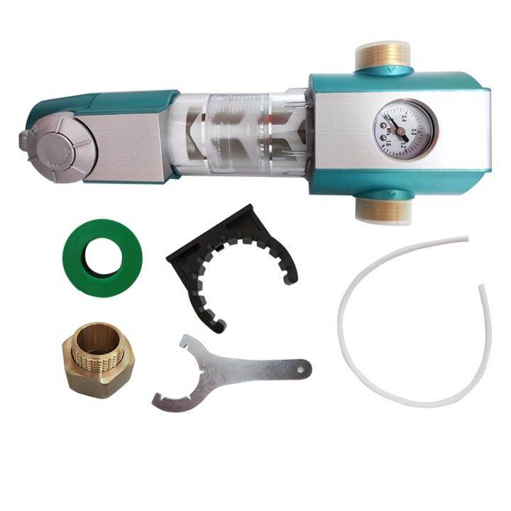 Automatic Flushing Backwash Prefilter Spin Down Sediment Water Filter