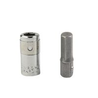 【YY】14 Square Drive To 14 Hex Shank Impact Socket 14 Drill Socket Adapter 14 Hex Shank Socket Adapter Converter Wrench Hand Tool