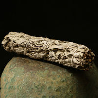 ธูป White Sage Bundle Smudge Sticks Home Purification Pure Leaf Purification ทำความสะอาดบ้านแบบพกพา Burning Aromatherapy-Chuieri