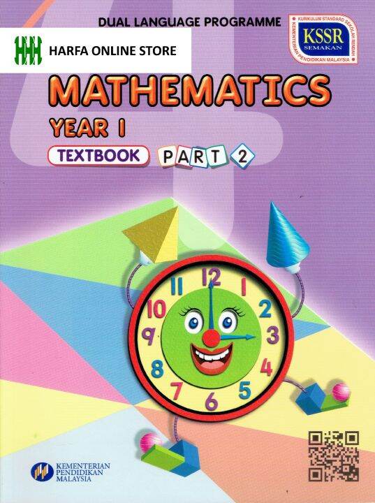 Buku Teks Mathematics Part 2 Year 1 (DLP) KSSR ( TB YEAR 1 ) | Lazada