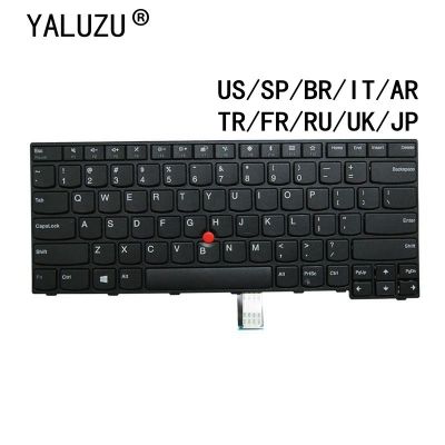 a notebook case YALUZU US/SP/BR/IT/AR/TR/FR/RU/UK/JP New for Lenovo E470 E470C E475 FRU 01AX040 Laptop QWERTY