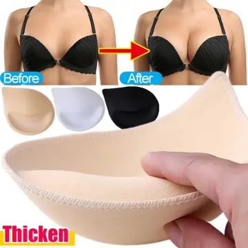 1Pair Women's Breast Push Up Pads Swimsuit Accessories Silicone
