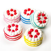 Anti-stress Strawberry Cake Squish Toy Satisfying Stress Relief Squishy Toy Cute Jumbo Stress Relief Ball Squishy Strawberry Cake Stress Reliever Toy Slow Rising Cream Scented Squish Toy