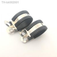 ∋❀✣ Free Shipping 2Pcs/Lot 6-55MM 304 Stainless Steel Rubber Lined P Clips Cable Mounting Hose Pipe Clamp Mikalor