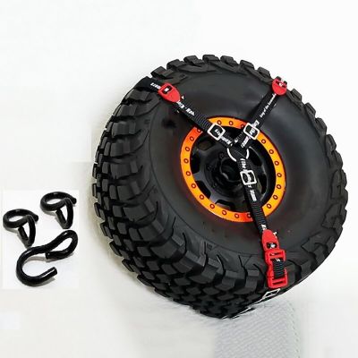 1/10 And 1/5 Scale RC Car Axial 90048 Bandage Model Climbing Car Straight Bridge Short Card Spare Tire Fixing Strap Accessories