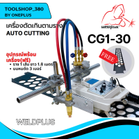 เครื่องตัดเดินตามราง เครื่องตัดเต่าออโต้เดินตามราง CG1-30B (Gas Cutting Machine WELDPLUS)