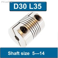 1PCS Flexible Coupler Shaft Coupling D30 L35 CNC Router Parts Hole Size 5 6 8 10 12 12.7 14 15 16MM