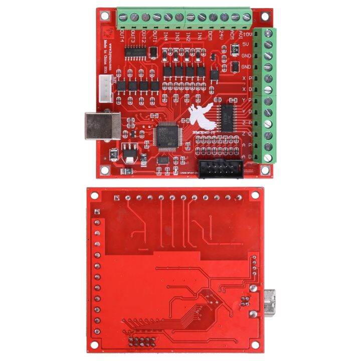 4แกน-mach3-stepper-มอเตอร์-motion-controller-การ์ด-breakout-board-อินเทอร์เฟซ-usb-cnc-controller-board-สำหรับ-stepper-motor