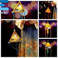 NCB11 เรืองแสงในที่แคบ โคมไฟเทศกาลไหว้พระจันทร์ DIY ที่ส่องสว่างส่องสว่าง งานทำมือ โคมไฟดอกไม้โบราณ โบราณโบราณ กระเป๋าวัสดุ DIY โคมไฟจีนทำด้วยมือ ของตกแต่งงานปาร์ตี้