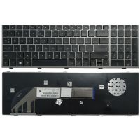 New US Keyboard For HP Probook 4540 4540S 4545 4545S With Frame Sliver English Keyboard