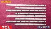 ใหม่ หลอดแอลอีดี ทีซีแอล lec tcl รุ่น led50p62us 50p62 (5+4led) ใช้กับ tcl 50p62 รุ่นที่เป็นเวอร์ชั่น หลอด 5+4