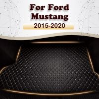 Car trunk mat for Ford Mustang 2015 2016 2017 2018 2019 2020 Cargo Liner Carpet Interior Parts Accessories Cover