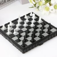 Game Chess Enlightenment Early Education Chess Foldable with Magnetic Plastic Material Portable Puzzle Chess Gift Puzzle Gift