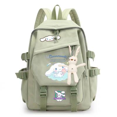 Sanrio Cinnamon Backpack for Women Men Student Large Capacity Breathable Fashion Personality Multipurpose Bags