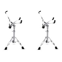 2X Snare Drum Stand,Concert Snare Drum Stands Adjustable Snare Stand Double Braced for 8Inch-14Inch Drums