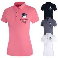 Malban GOLF Clothing Ladies Short-Sleeved t-Shirt Top Spring Summer Quick-Drying Breathable Outdoor All-Match Jersey T2394