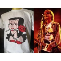 เสื้อวงนำเข้า Kurt Cobain Natasha Nirvana Grunge Style Vintage T-shirt Gildan สบาย ปลายทาง