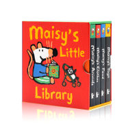 English original genuine mouse Bobo Messis small library English original picture book Maisy is little Library 4-volume paperboard book set palm Book Young English Enlightenment cognitive books