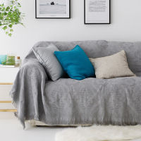 Cotton Thread Sofa Cover Non-Slip Sofa Knitted Blanket Cover Bedspread Full Cover Sofa Blanket Sofa Towel Tapestry