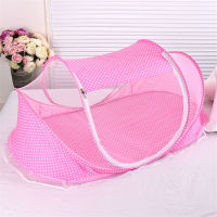 Summer Baby Mosquito Net Baby Bedding Crib Three-piece Suit Foldable Netting Bed Mattress Pillow Portable Child Sleep Net 0-2 Y