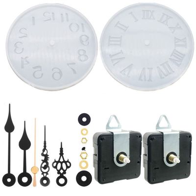 DIY Clock Movement Frameless Silent Quartz Clock Movement Clock Mechanism with 2 Different Pairs of Hands DIY Clock Repair Parts Motor Replacemen