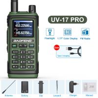 วิทยุสื่อสาร Baofeng 10W UV-17โปร16กม.,วิทยุสมัครเล่นแบบ2ทาง VHF UHF วิทยุสำหรับล่าสัตว์