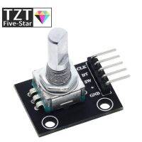 TZT 360 องศาโมดูลเข้ารหัสโรตารี่สําหรับบอร์ดพัฒนาสวิตช์เซ็นเซอร์อิฐ Arduino KY-040 พร้อมหมุด