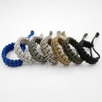 Mens Survival Paracord Adjustable Braided