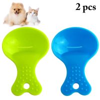 2PCS Pet Food Scoop Dog Cat Food Spoon Portable Pet Cat Food Shovel Scoop Plastic Creative Assorted Dog Food Spoon Pet Supplies