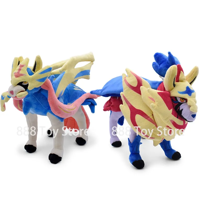 Pokemon Shiny Peluche Kawaii Charizard X & Y Solgaleo Ho-Oh Lycanroc  Marshadow Plush Toy Anime