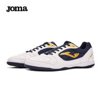 Joma TF รองเท้าฟุตซอล สีดำและสีขาว รองเท้าฟุตซอลแพน รองเท้าฟุตซอล