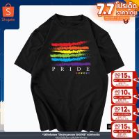 เสื้อ เสื้อยืดผู้ชาย เสื้อยืด เสื้อสกรีนลาย ?️‍? PRIDE LGBT เสื้อยืดคอกลม พร้อมส่ง