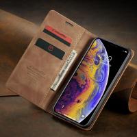Retro Magnet Wallet Leather Case For iPhone 14 13 12 11 Pro Max XS MAX XR X 10 7 8 Plus Luxury Flip Full Protective Phone Cover