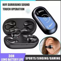 ZZOOI Earring Wireless Bluetooth Earphones 1:1 Copy For Ambie Sound Earcuffs Ear Earphones Auriculares Headset TWS Sport Earbuds