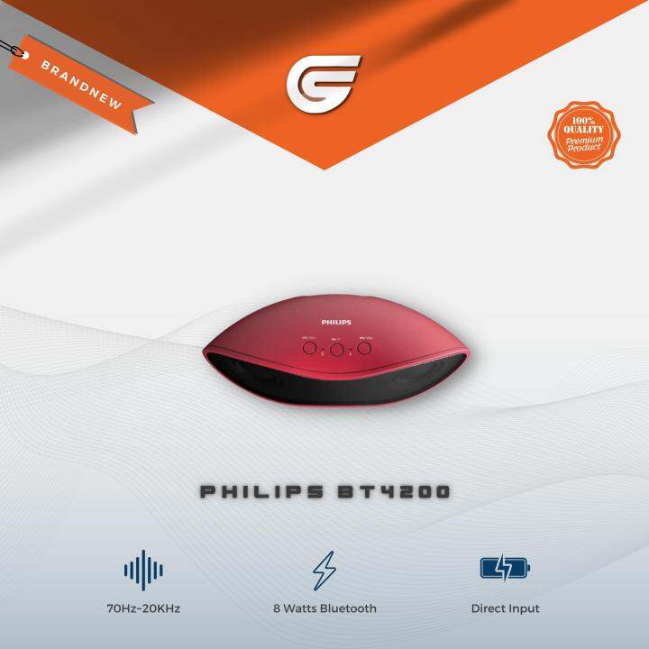 Philips BT4200/94 RED Bluetooth | Lazada PH