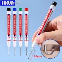 Long Head Markers Pen Bathroom Woodworking Decoration Multi-purpose Deep Hole Marker Pens Pen Red/Black/Blue Ink