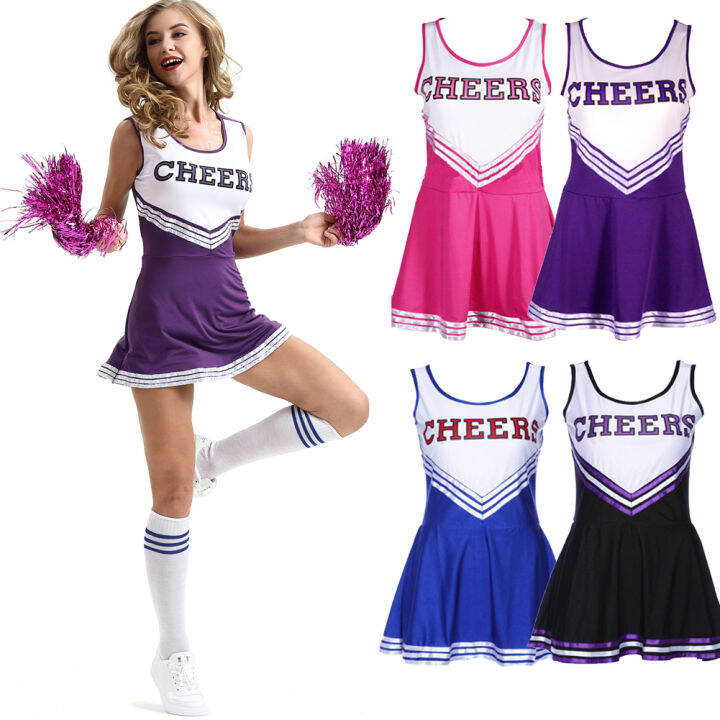 【akefun】New 2019 Fashion Women's Summer Dress Women Cheerleader Costume ...