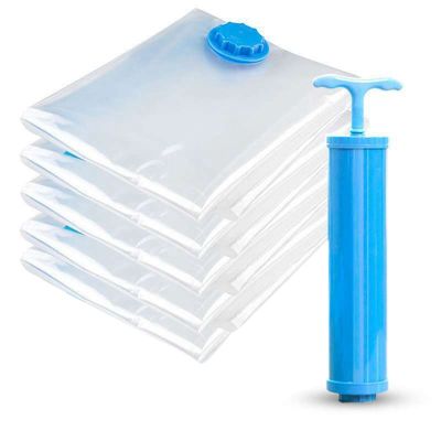 Vacuum Bag Storage Bag Home Organizer Transparent Border Foldable Clothes Organizer Seal Compressed Travel