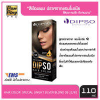 DIPSO professional ดิ้พโซ่ แฮร์ คัลเลอร์ สีบลอนด์อ่อนพิเศษประกายเงิน เอสบี 12/81  S09 DIPSO HAIR COLOR SPECIAL LIGHT SILVER BLOND SB 12/81