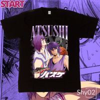 START พร้อมส่ง Shy-เสื้อยืดผช S-XXXL เสื้อยืด พิมพ์ลาย Atsushi Murasakibara Kuroko No Basuke Homage Series สําหรับผู้ชาย