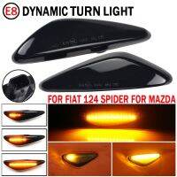 หลอดไฟแสดงสถานะเครื่องหมายไฟ Led ด้านข้างแบบไดนามิกสำหรับ Mazda MX-5 RX8 08-12 6 Atenza 10-13 5 Premacy Cw Fiat 124 Spider