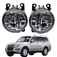 2X LED ตกแต่งรถยนต์ไฟตัดหมอก Mitsubishi PAJERO 4 /Iv V9_W V8_W 2007 2008 2009 2010 2011 2012 2013 2014 2015