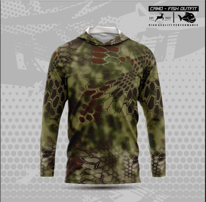 Quake 2 T-shirt De Pêche Huk Performance Manches Longues - Taille S Bleu Kryptek Neptune Huk Gear Fishing Shirts