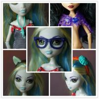 【jw】✶♤  Dolls Accessories Monstering 1/6 Kids Glasses parts no doll wave 2