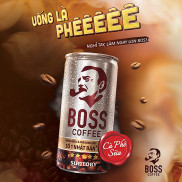 Lốc 6 lon cà phê sữa Boss