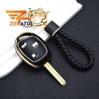 hot【DT】 Car Cover Mondeo Festiva Fusion Fiesta KA 3Buttons Fob Holder Keychain Protector