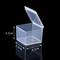 Square Fashion Crafts Containers Beads Boxes Jewelry Plastic